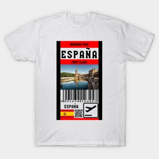 Spain first class boarding pass T-Shirt